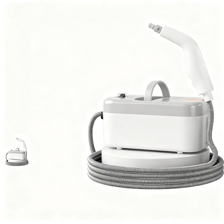 Portable steam cleaner for floors and surfaces