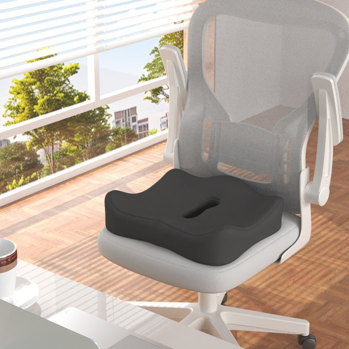 Memory foam seat cushion for office chairs