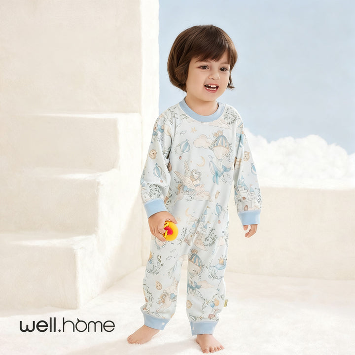 Kids sleeping bag, 130 cm, cotton blend