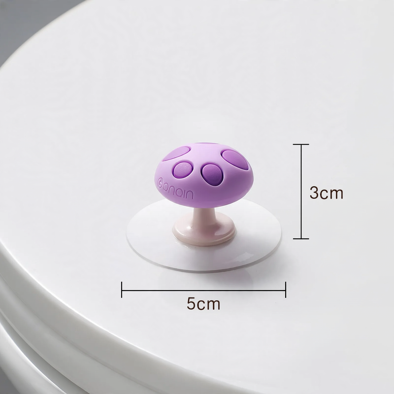 Silicone toilet seat lifter