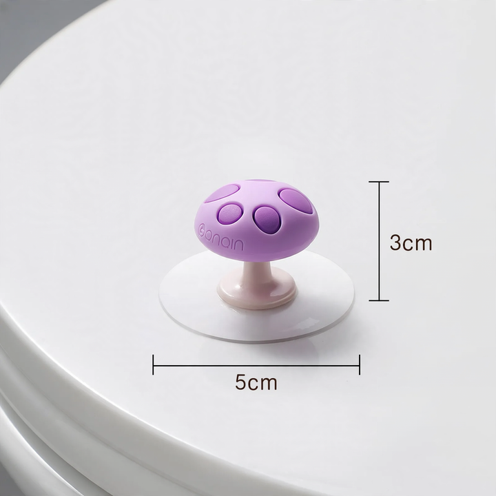 Silicone toilet seat lifter