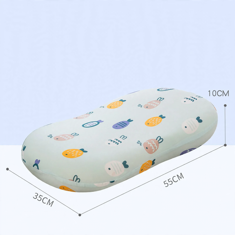 Kids' pillow with wave design made of memory foam
