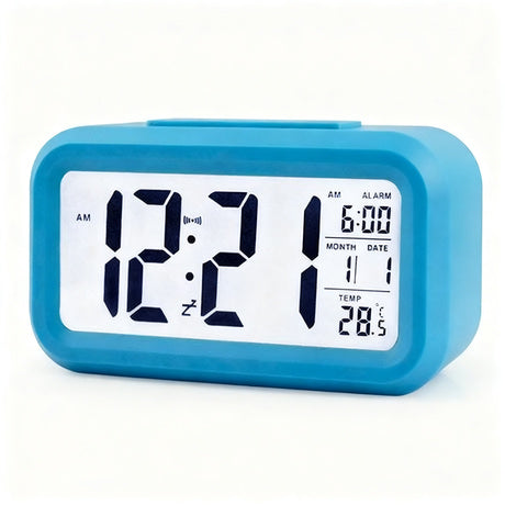 Digital Alarm Clock Light with LED Display