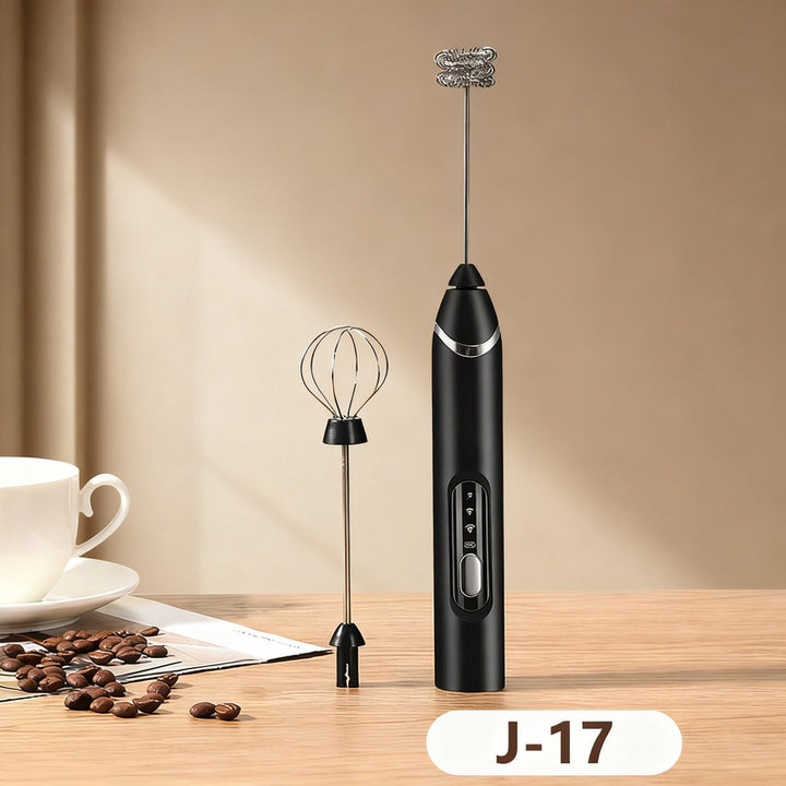 Electric milk frother, USB-C, multiple functions