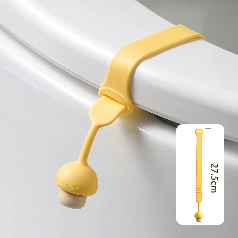 Silicone toilet seat lifter