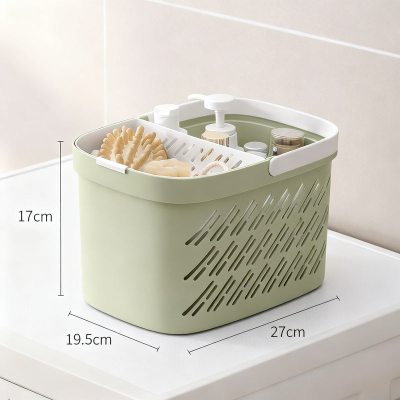 Bathroom storage basket made of PP