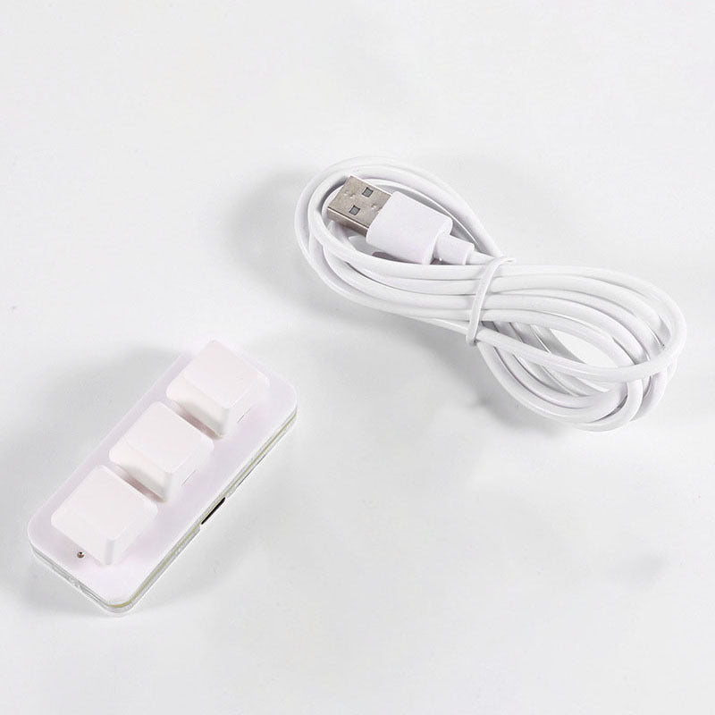 Programmable Mini Keyboard, 3 Keys
