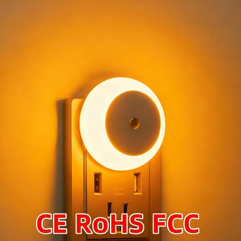 Night light with motion sensor, several colors