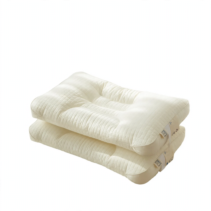 Cotton neck support pillow, washable