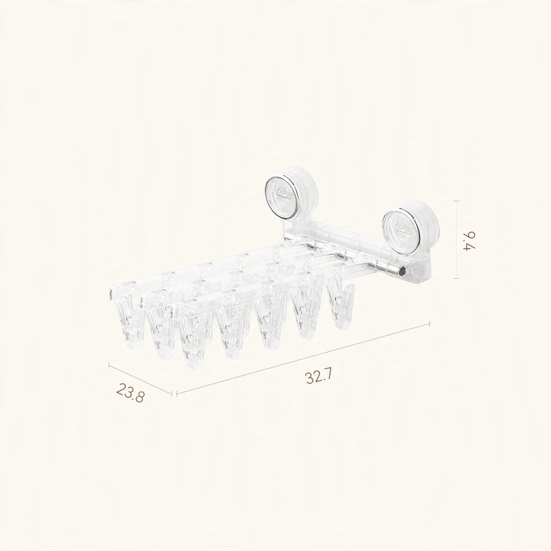 Clothes drying rack with suction cup, foldable, model YM.7002