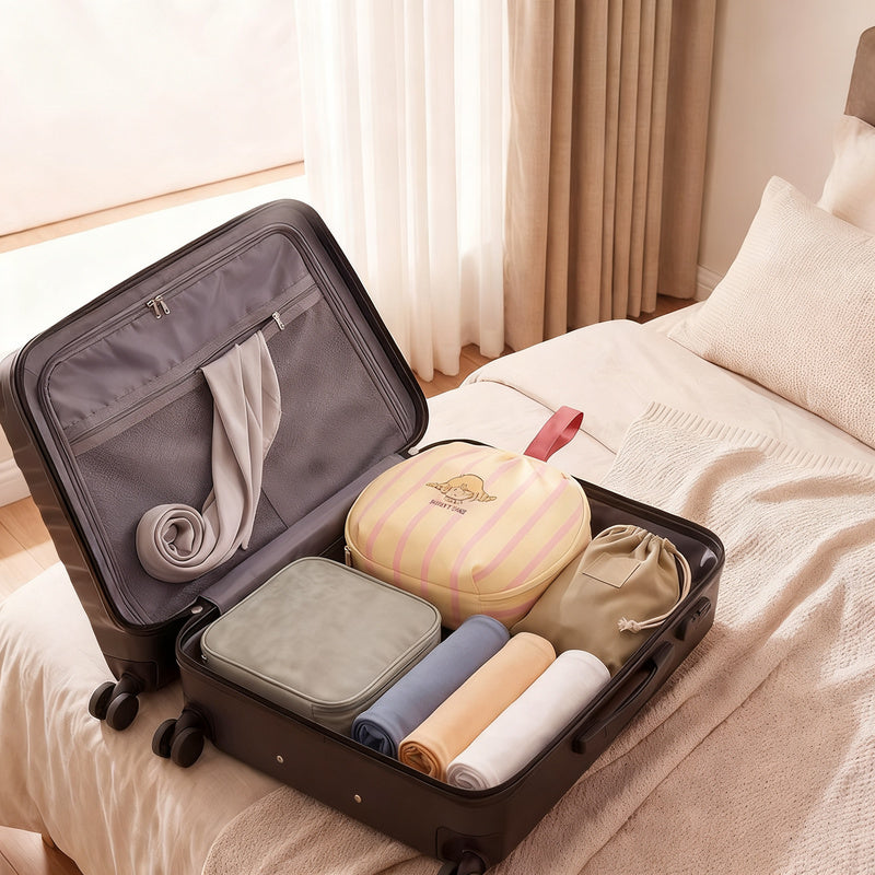 Travel organizer for underwear and socks