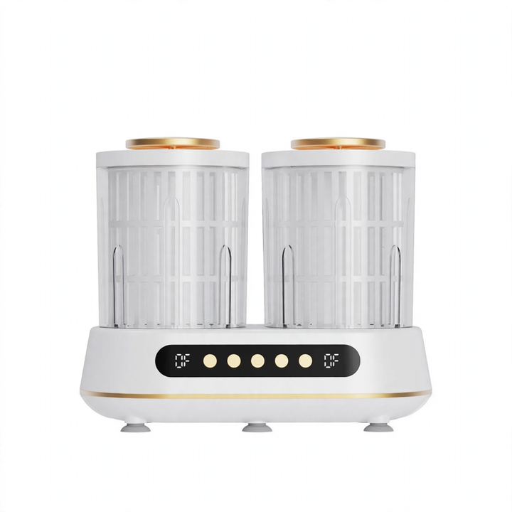 Portable washing machine, double drum, electric