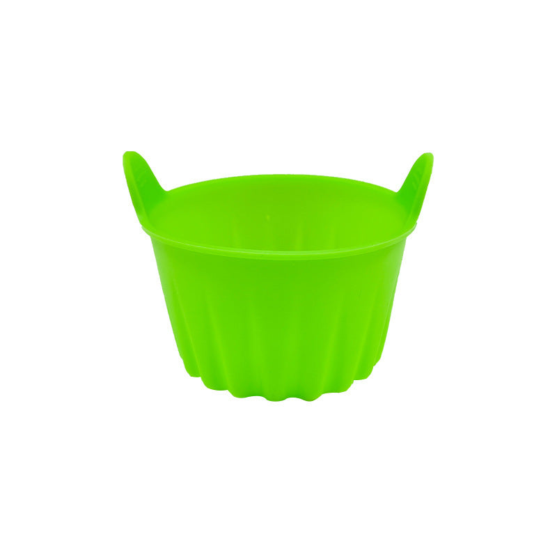 Silicone egg cups, round, 9×9×7 cm