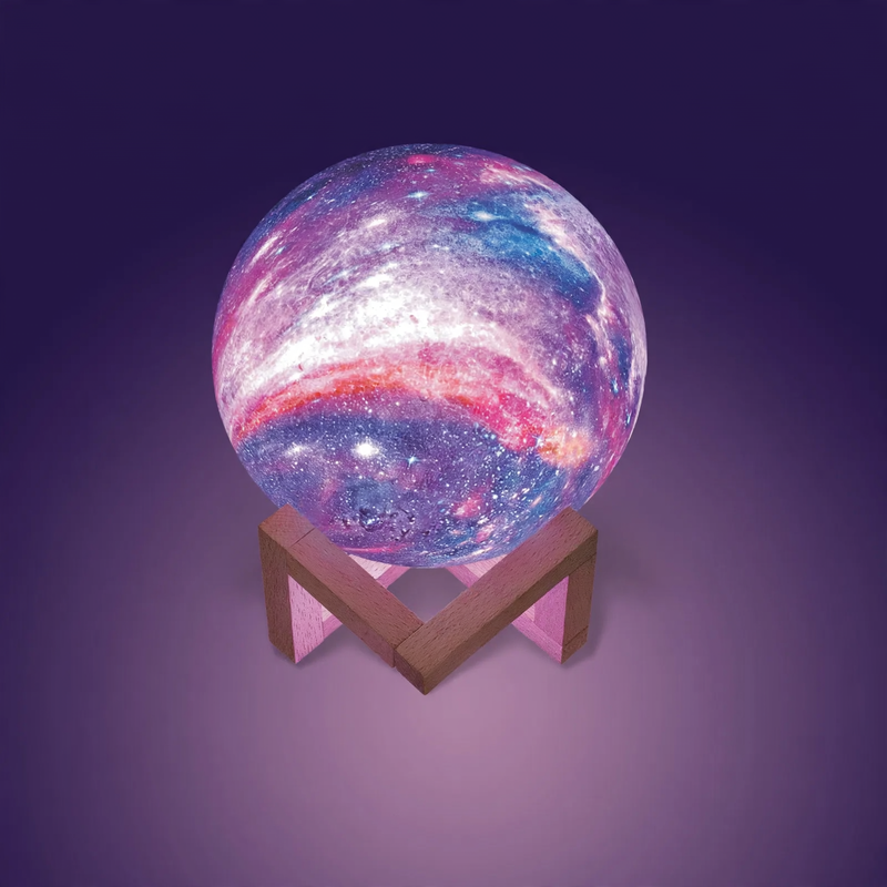 LED table lamp starry sky design, 8–20 cm