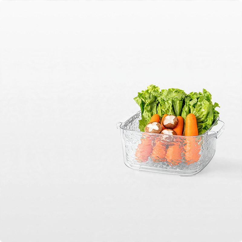 Plastic kitchen strainer, multilayer
