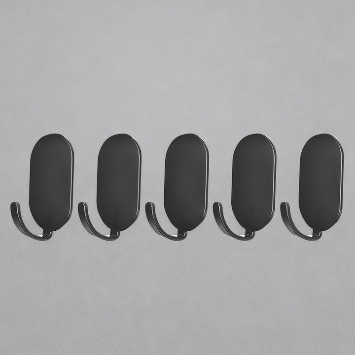 Self-adhesive wall hooks made of aluminum