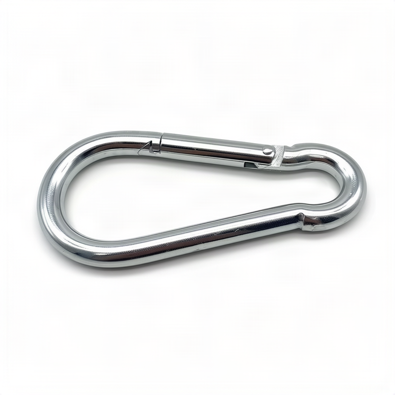 Safety carabiner made of carbon steel
