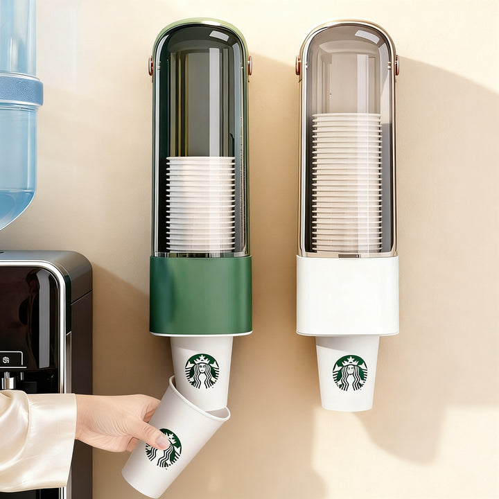 Wall mount for disposable cups