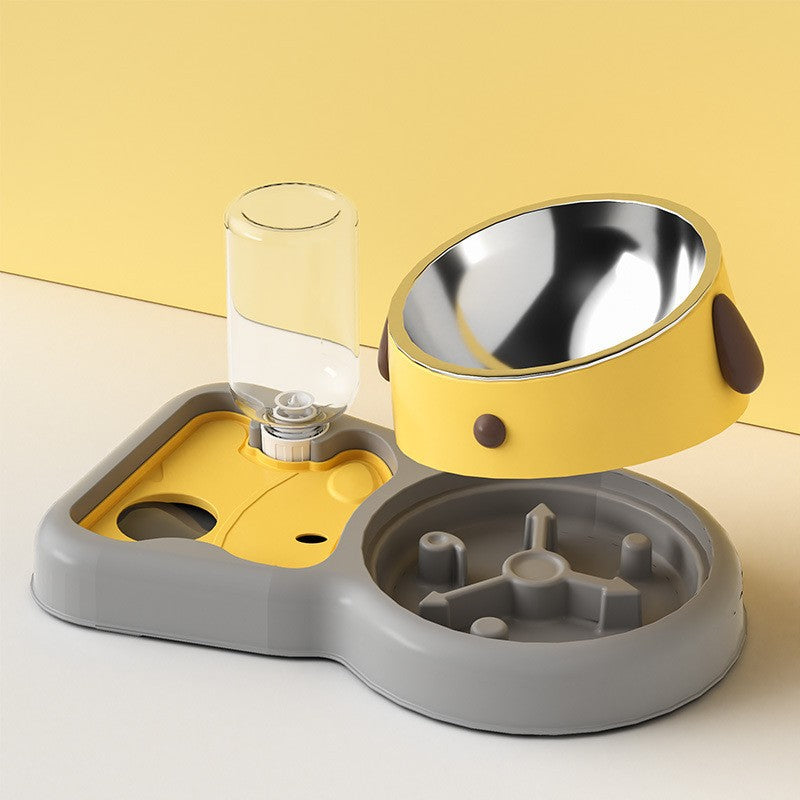 Double bowl for dogs and cats, 330–500 ml