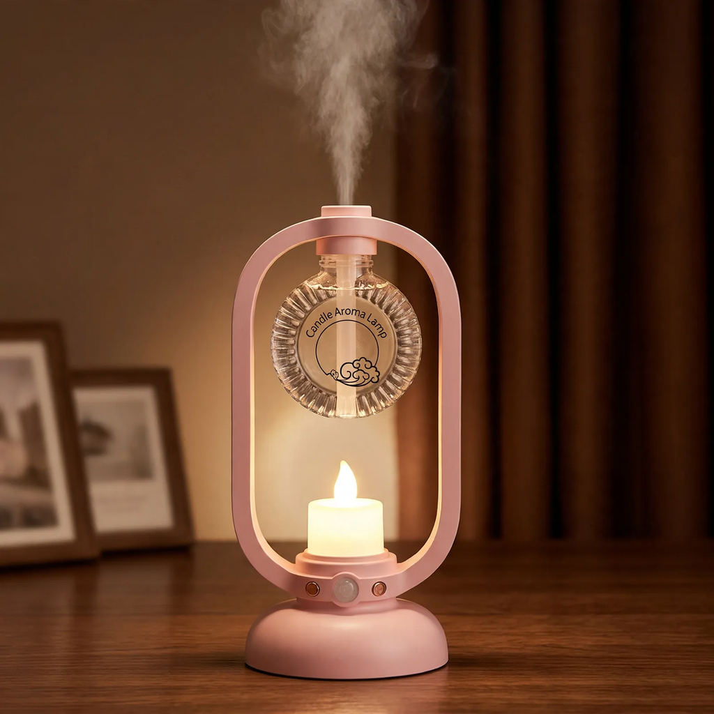 Automatic room fragrance diffuser with mist formation