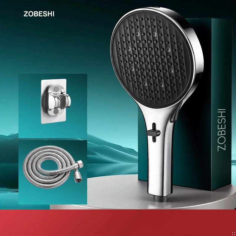 Shower head with pressure balance, large panel