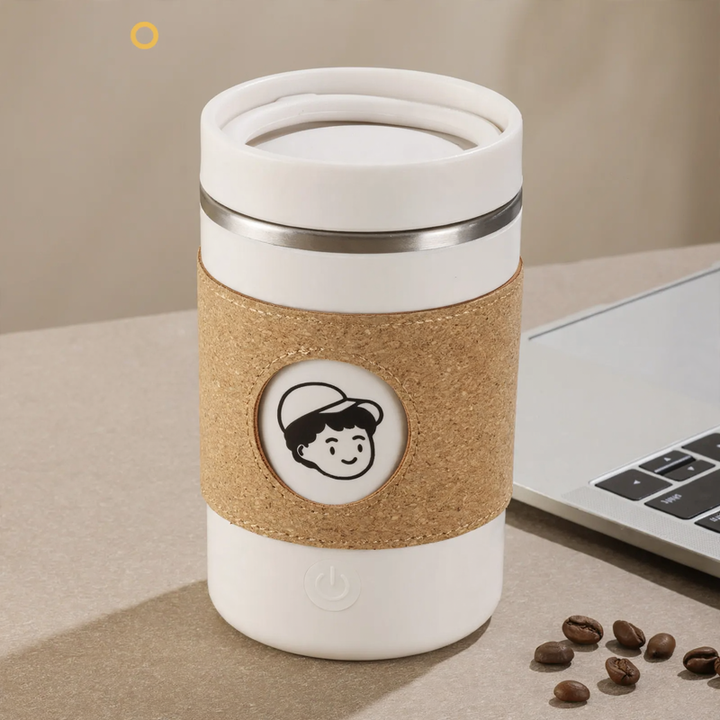 Electric mixing cup made of stainless steel, 350 ml