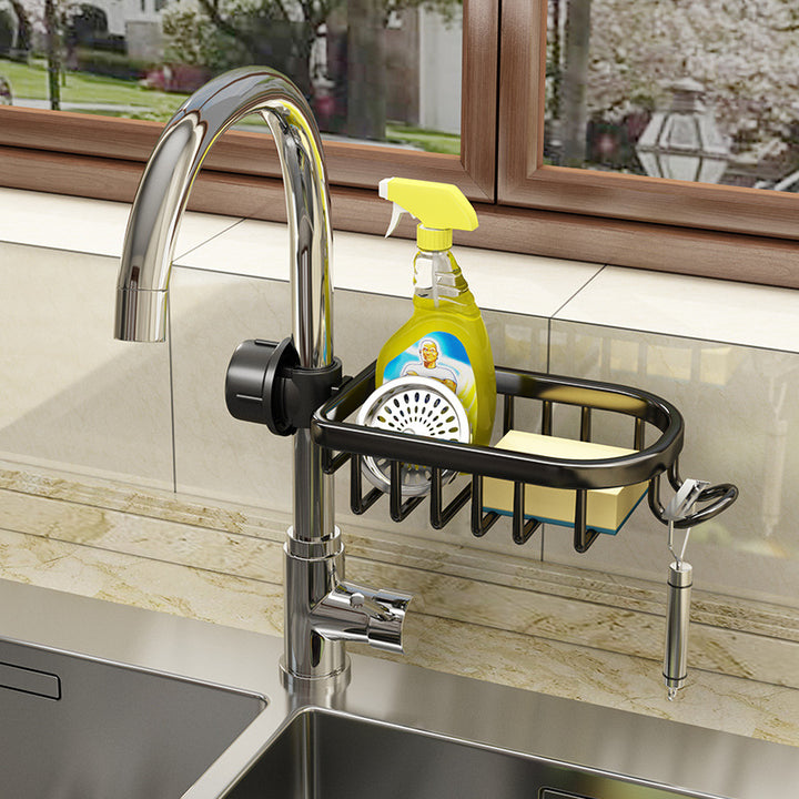 Shelf for sink, aluminum, adjustable