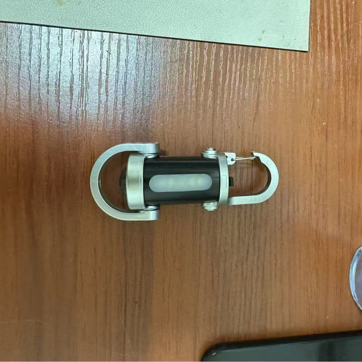 Mini flashlight with keychain, LED