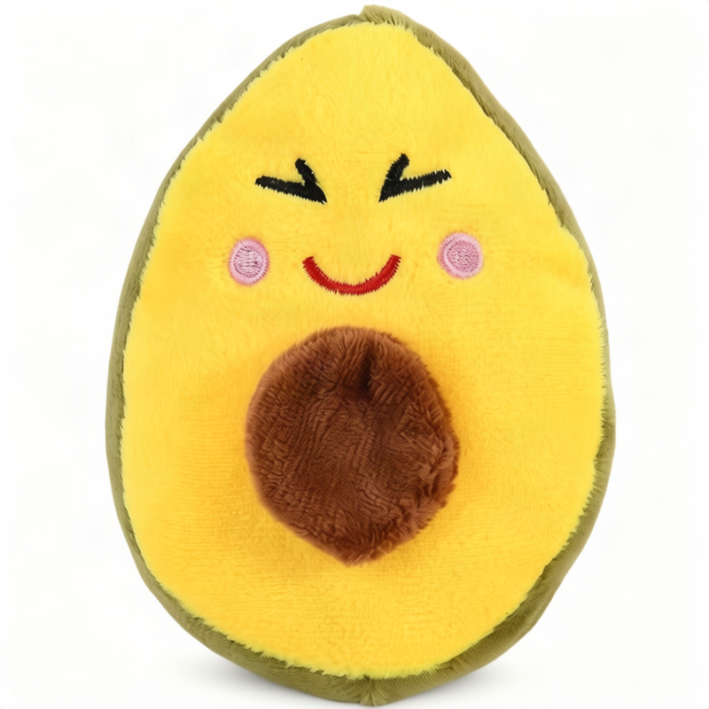 Plush dog toy with squeaker