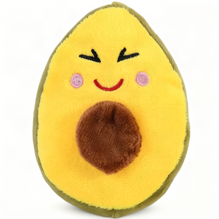 Plush dog toy with squeaker