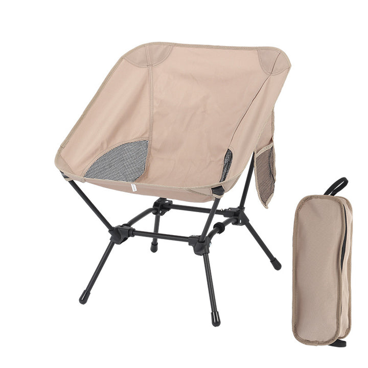 Light folding chair with backrest, carbon steel
