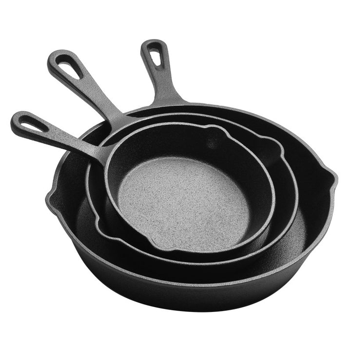 Cast Iron Frying Pan Set, 5-piece
