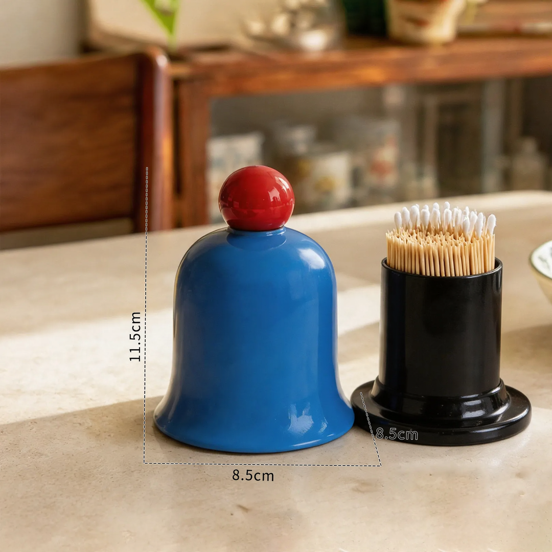 Toothpick box with bell, ABS plastic