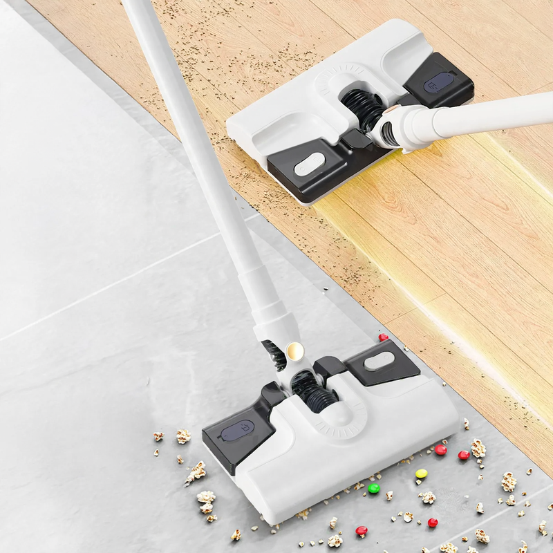 Cordless handheld vacuum cleaner with mopping and suction function