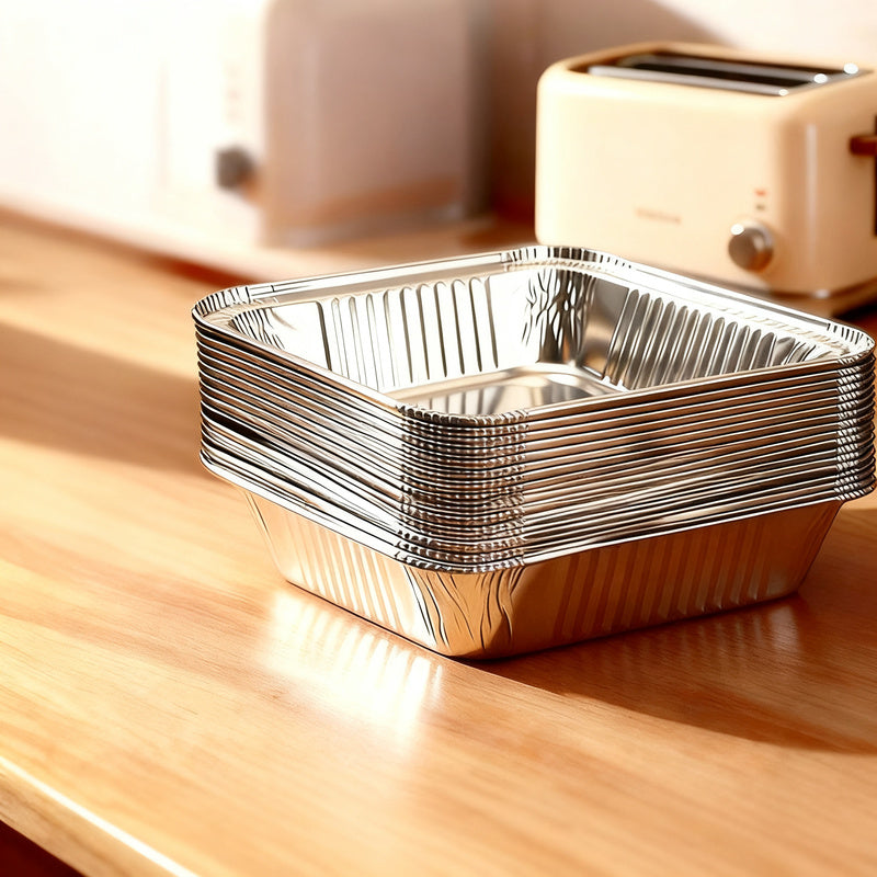 Silicone baking paper and aluminum foil for air fryers