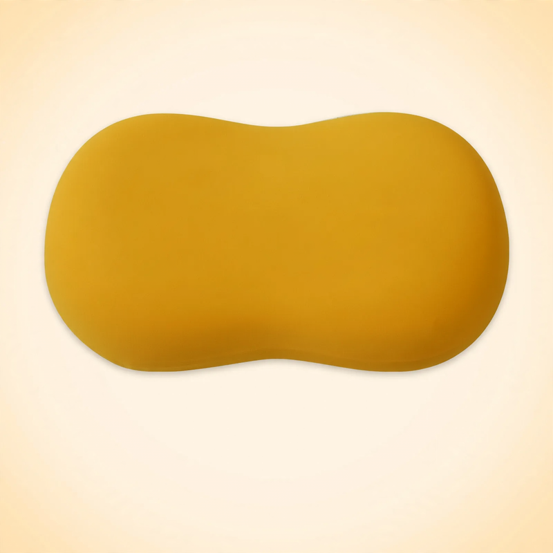 Ergonomic pillow made of memory foam, ice silk