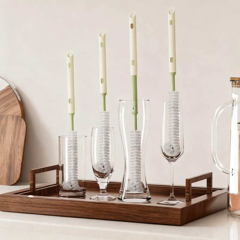 2-in-1 long handle cup brush, extendable