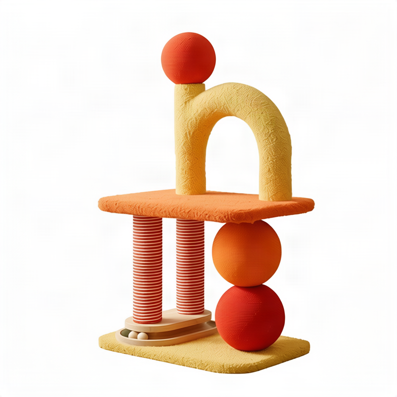 Sisal scratching barrel for cats