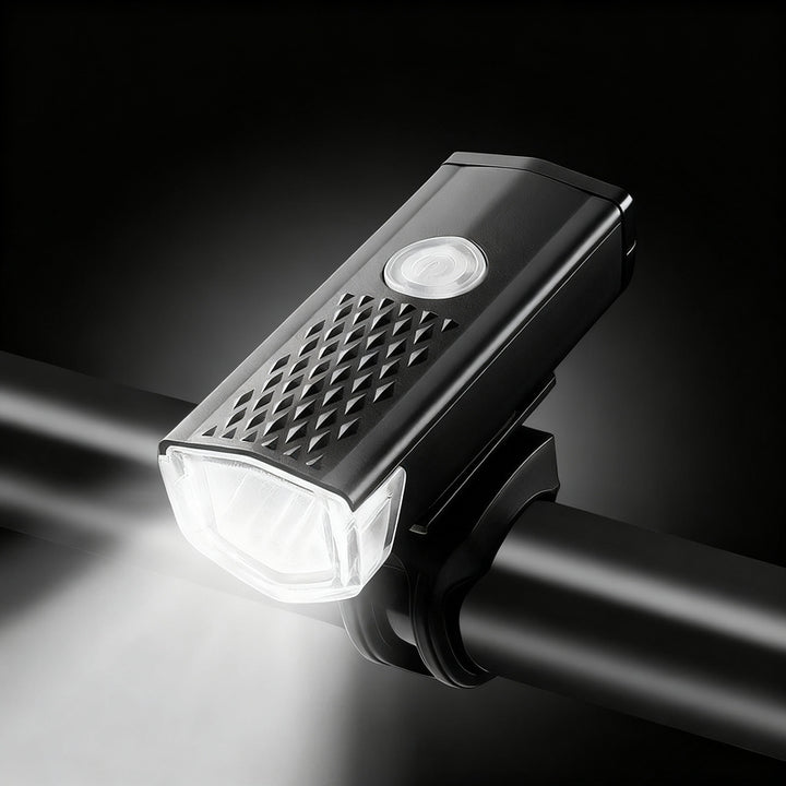 Bicycle light set, USB rechargeable, waterproof