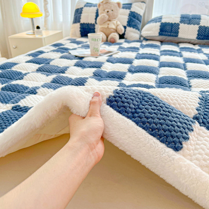 Fleece mattress topper, warm and soft