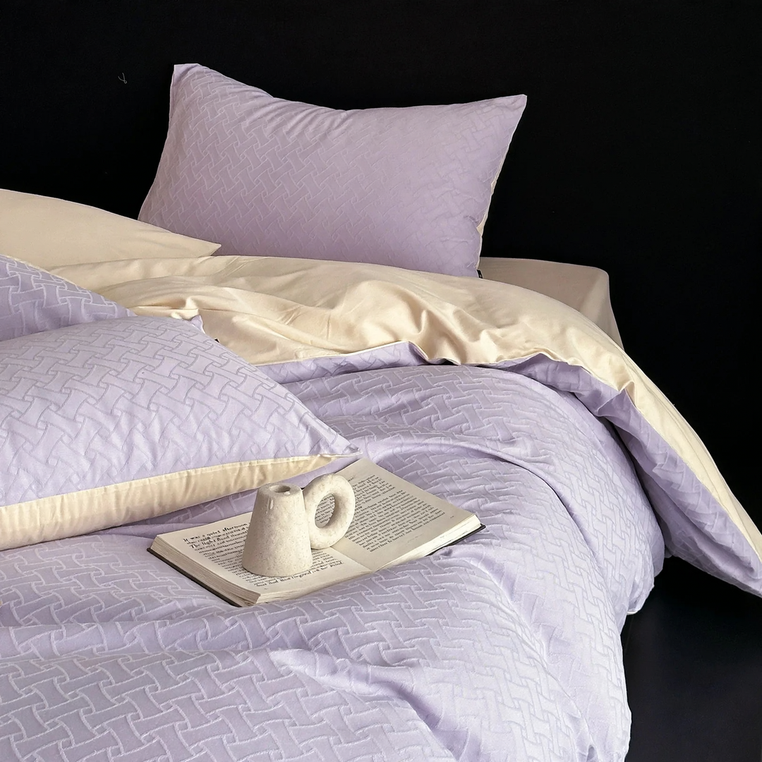 Cotton bedding set, 4-piece, long staple combed