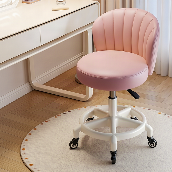 Bar stool with bowl and high backrest