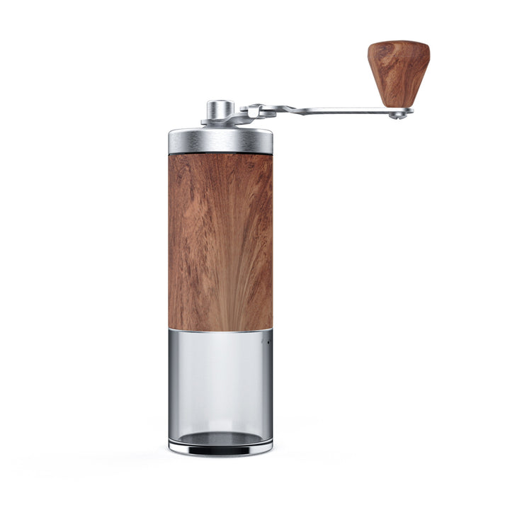 Manual coffee grinder made of stainless steel
