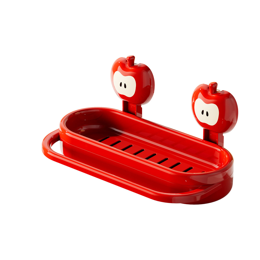 Kitchen organizer with suction cup, plastic
