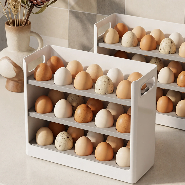 Egg storage box for the refrigerator