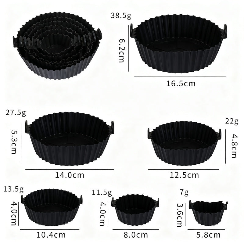 Silicone egg cups, round, 9×9×7 cm