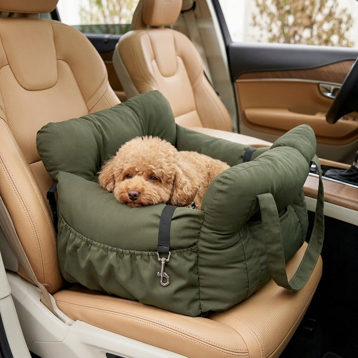 Car seat and travel bed for dogs, washable