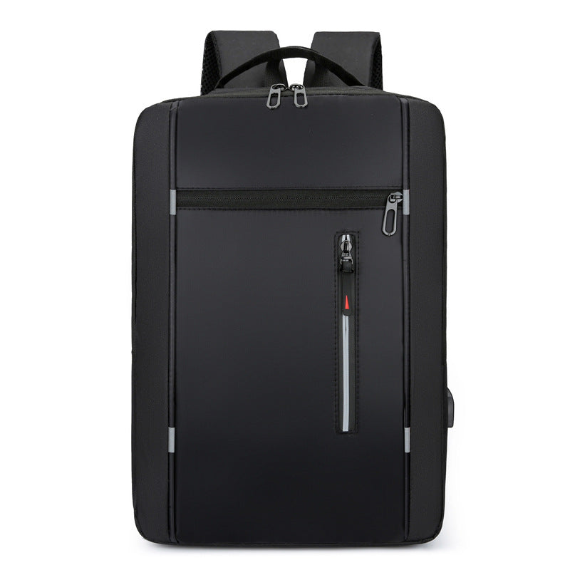 Business backpack with USB, 20–35 L, Oxford fabric
