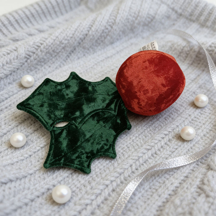 Christmas plush toys and decorative cushions, various designs