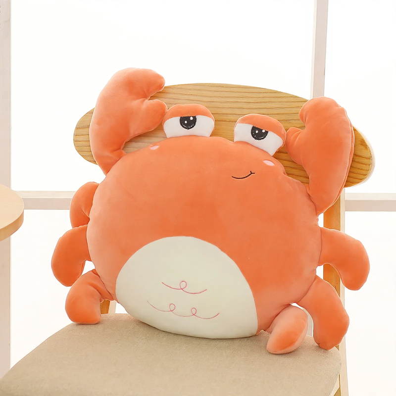 Plush Crab, cuddly toy and pillow in one